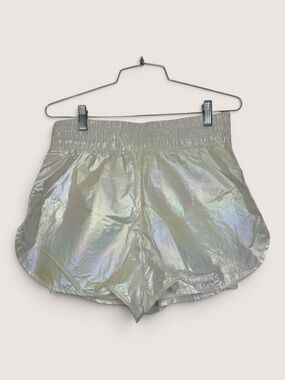 Isla Movement Iridescent Rainbow Short in White M
